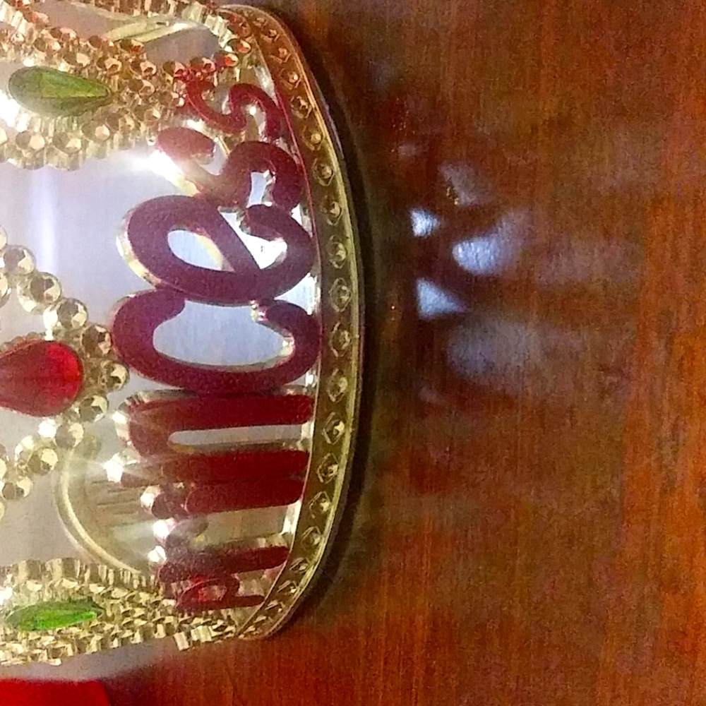 A birthday tiara
